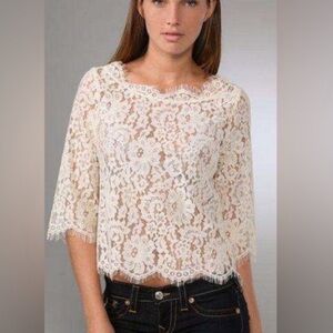 JOIE lace top